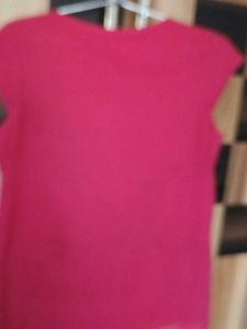 Ruffle Top Pink Rose