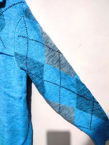 Blue Woolen Sweater