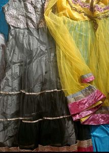 Bollywood Style Frock Party Wear Gown Evening Dres