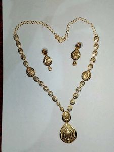 Gold Plated Necklace Set
