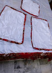 Satin Fabric Double Bed Sheet