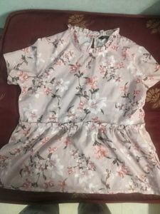 Floral Ruffle Blouse