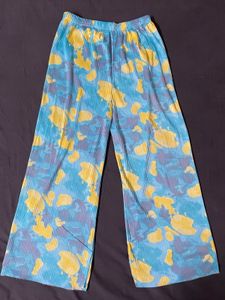 Funky Patterned Wide Leg Pants