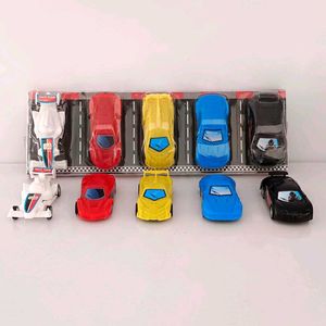 5 Plastic Toy Car Set