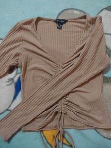 New Look Ruched Front Top