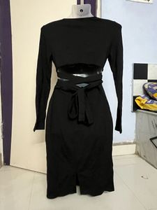 Pintrest Black Long Sleeve Dress