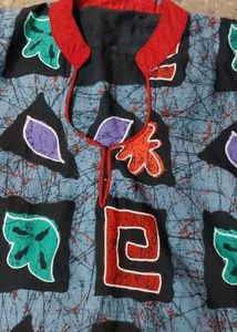 Batik Printed Kurta Set