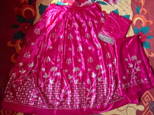 Satin Pink Poshak
