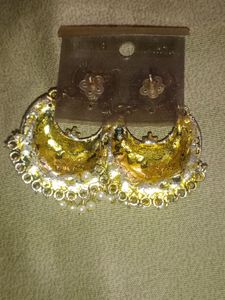Beautiful Black Metal Earrings