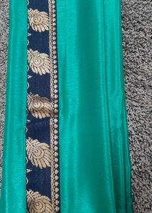 Blue Border Silk Saree
