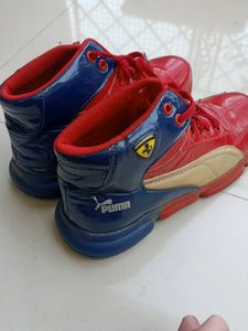 Puma Red Shoe Only One Time Used Just For 1500