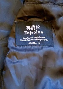 Unisex Long Coat/Over Coat Black For Winter
