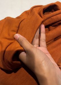 Orange Turtleneck Pullover, Unisex , Never Used