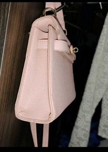 Pink Hand Bag With Sling