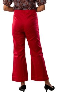 Pintrest Red Designer Pure Cotton Pant