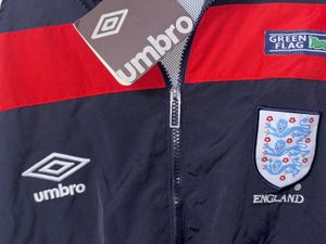 Umbro England Retro Football Jacket With Tag