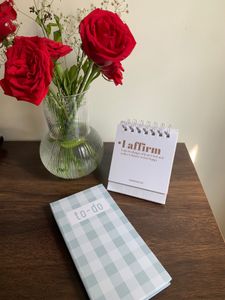 To Do List Book And Affirmations Flip-up Cards