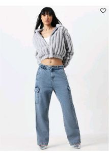 Wide Leg Cargo Jeans 👖 ❤️