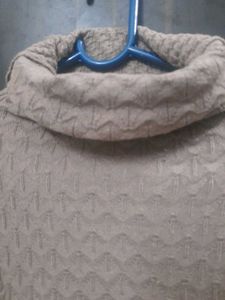 Textured Turtleneck Sweater
