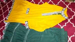 Kurta and sharara suit