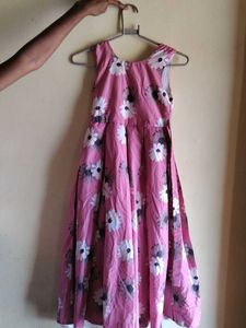 Pink Floral Dress
