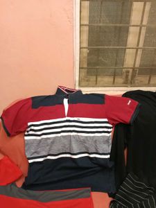 Black&White Half Hands T-Shirt In Good Condition