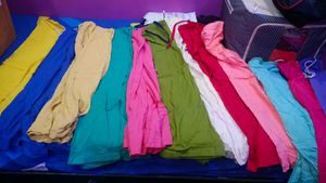3 Or 4 Time Used Colorful Peticoat (Set Of 12)