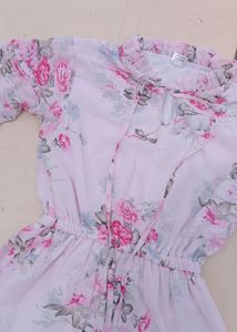 Floral Kurti + Jeans Combo 🥳