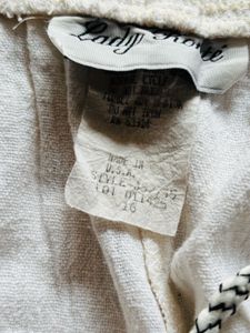 Cream/white Drawstring Shorts