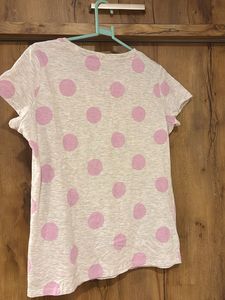 Polka Dot Print T-Shirt