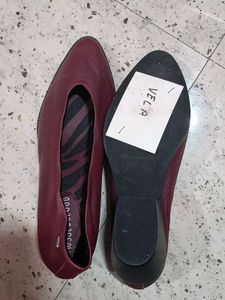 Chic Maroon Casual Shoes , Imported Pure Leather
