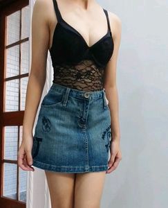 ⛓️🕷🩸Grunge Goth Mesh Bralette Bodysuit Top