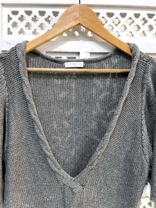 Deep Neck Top By Pramod B