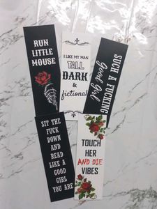 5 Dark Romance Bookmarks