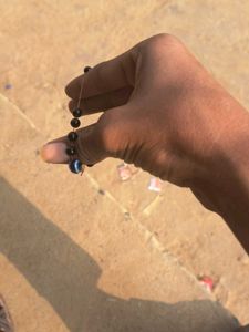 Black Beaded Bracelet