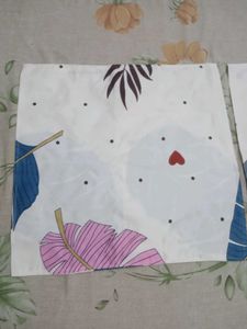 Leaf Print Throw Pillow Covers (Set of 2)