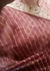 Maroon Multicolour Lehariya Saree