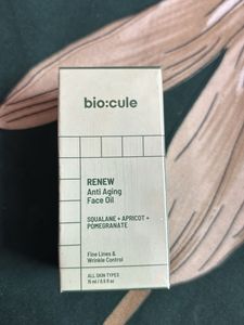 Bio:cule renew anti ageing face oil