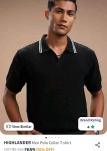 Highlander Black Polo T-Shirt
