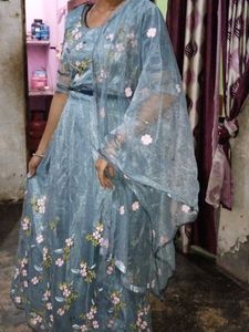 Colour Grey Lehenga Choli With Chunni
