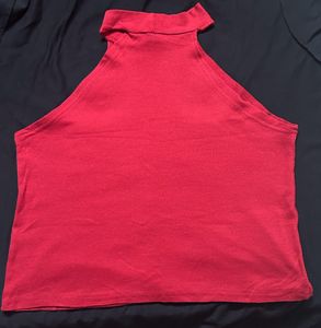 Red Crop Top