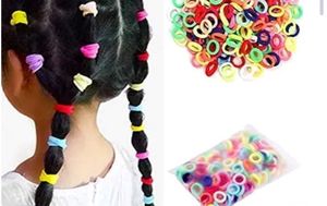 100 Colorful Hair Ties - Bundle Deal