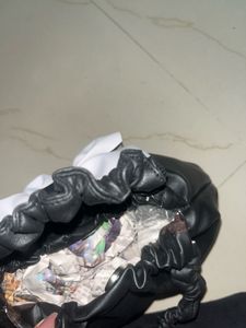 New With Tag Not Used Black Coquette Bag