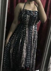 Halter Dress Cum Skirt Beach Wear