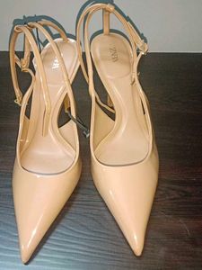 Zara Nude Heels