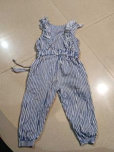 Cute Striped Jumpsuit