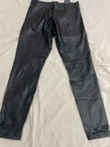 Black Faux Leather Leggings