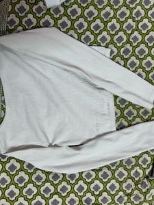 Zara Ribbed Long Sleeve Top