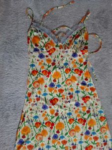Floral Print Slip Dress