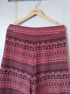 Patterned Casual Pants